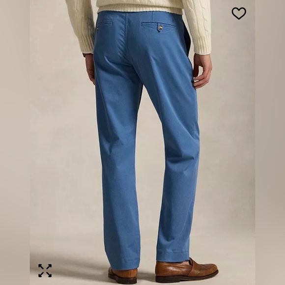 Polo Ralph Lauren Straight Fit Stretch Chino Pant in Blue Size 34 $125 - Picture 6 of 13